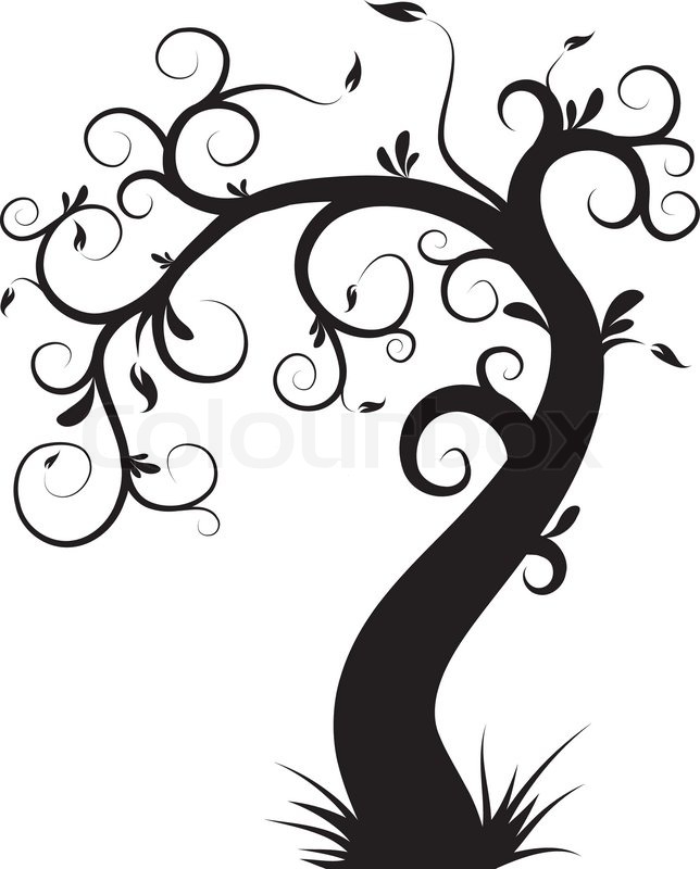 Decorative Tree Vector Illustration