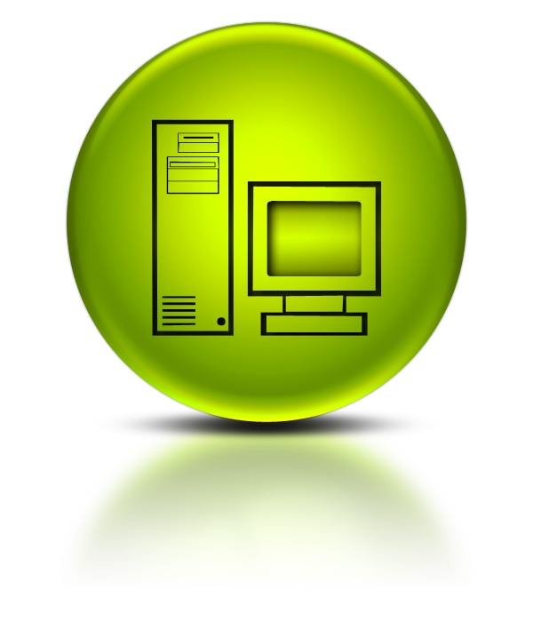 17 Green Computer Icon Images