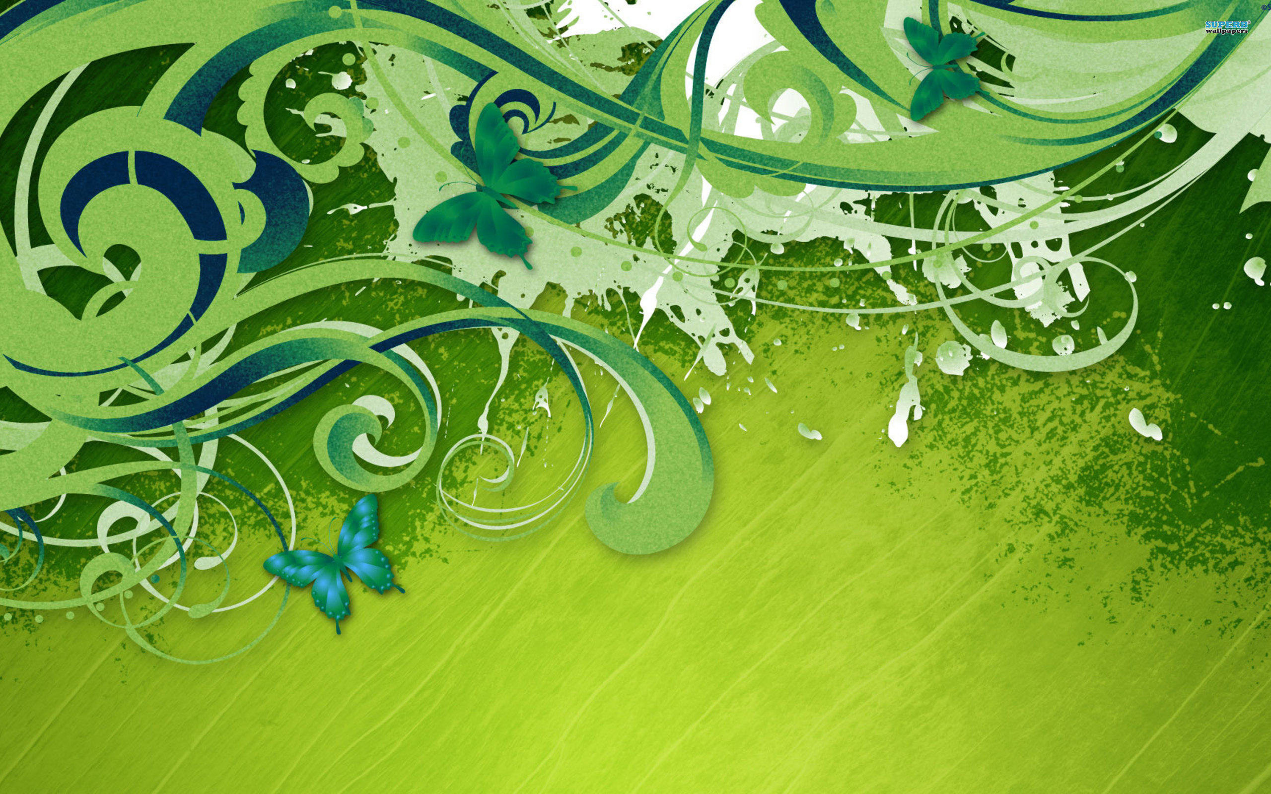 Desktop Wallpaper Green Vector