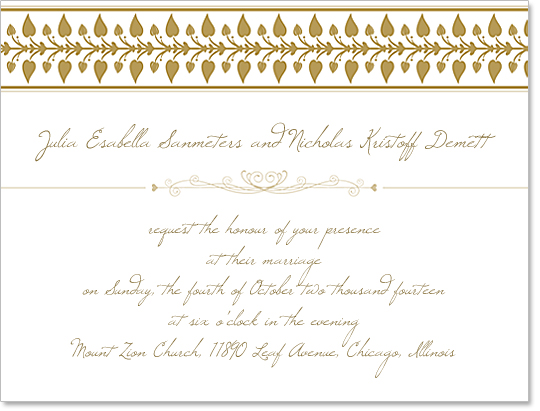 Download Free Wedding Invitation Design Template
