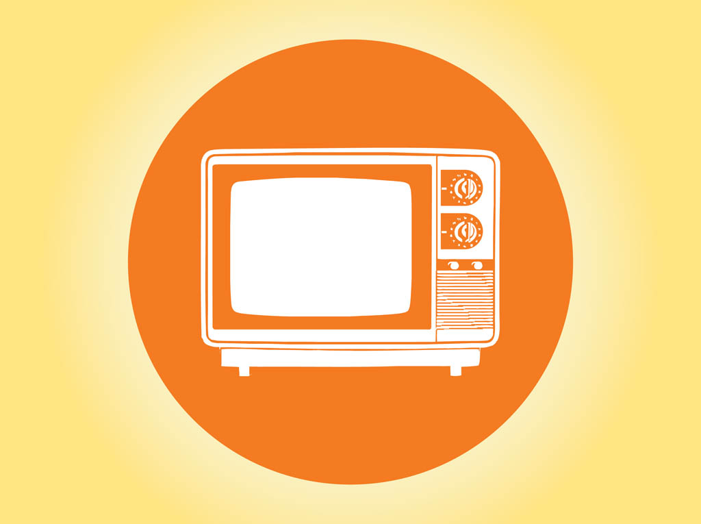 Entertainment TV Vector Icon
