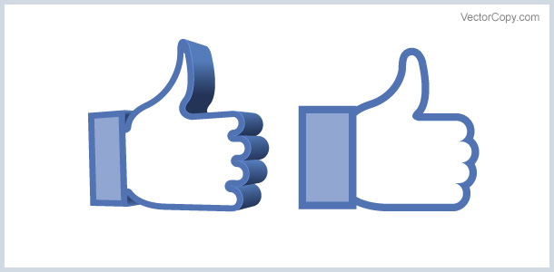 Facebook Thumbs Up Vector Facebook Thumbs Up Vector