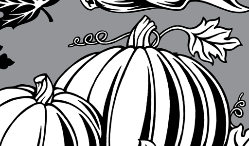 Fall Festival Clip Art Black and White