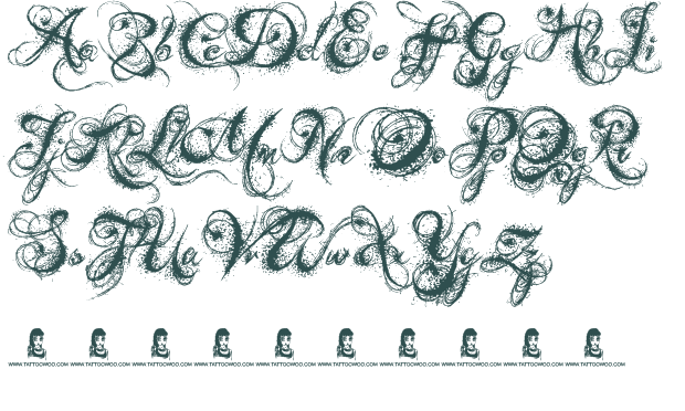 old english lettering clipart