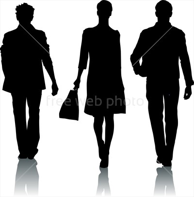 Fashion Show Clip Art Silhouette