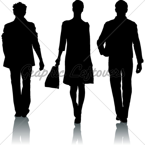 Fashion Show Clip Art Silhouette