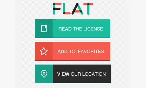 Flat Design UIButton