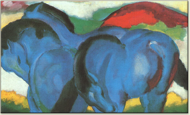 Franz Marc Blue Horse