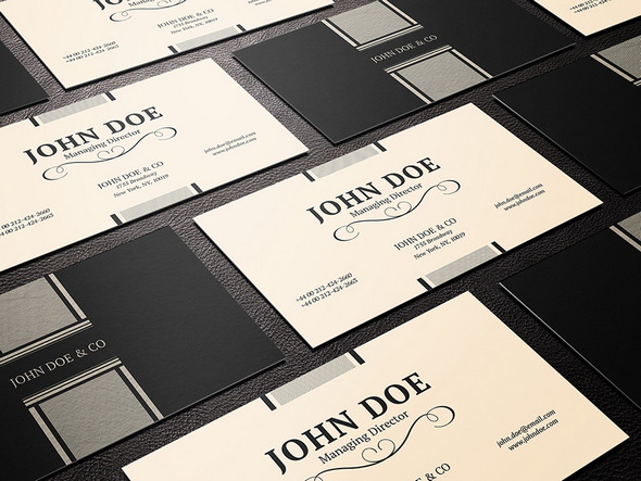 Free Business Card PSD Template Free Business Card PSD Template