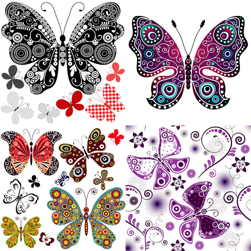 Free Butterfly Vector Clip Art