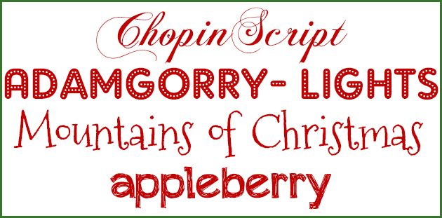 Free Christmas Fonts