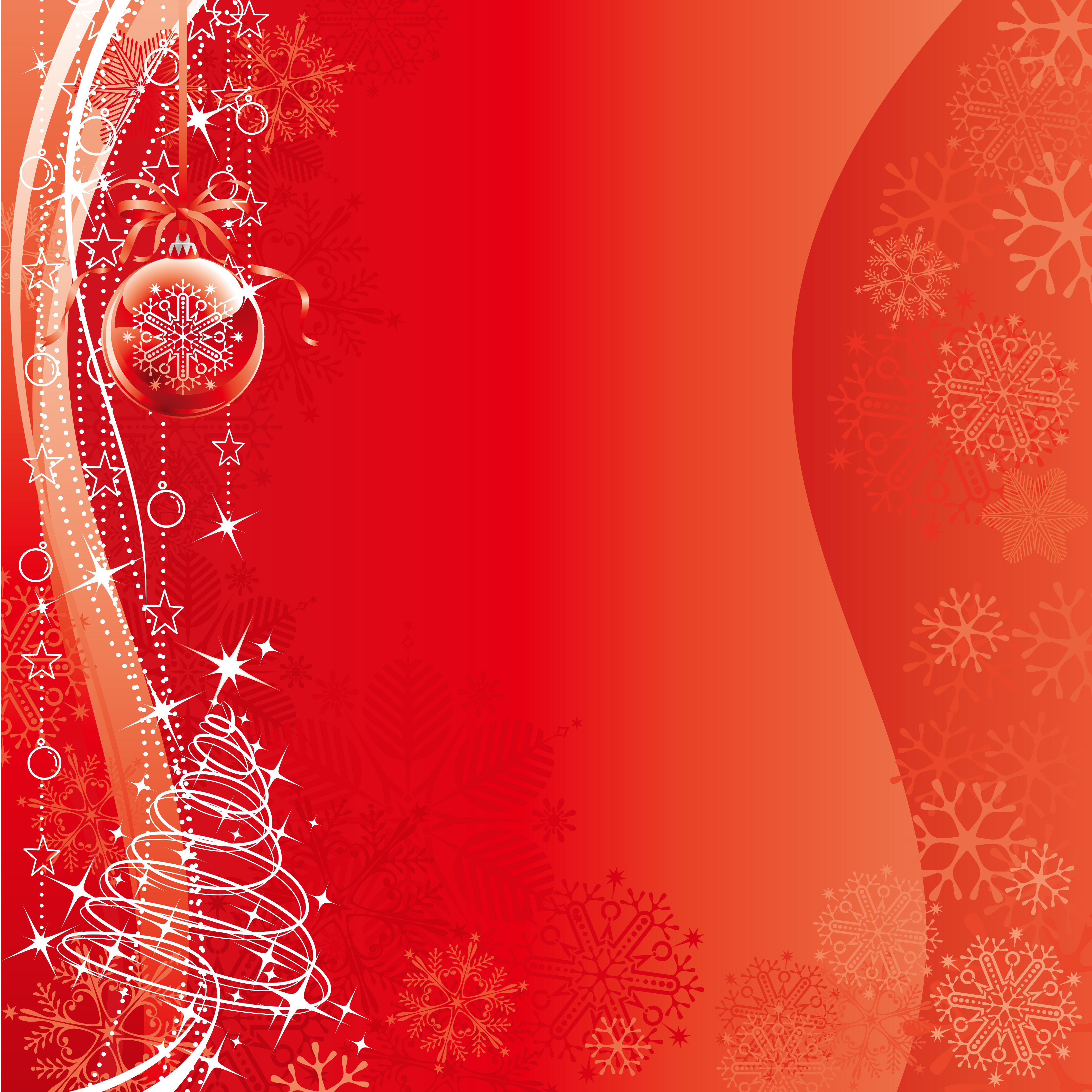 Free Christmas Holiday Card Background