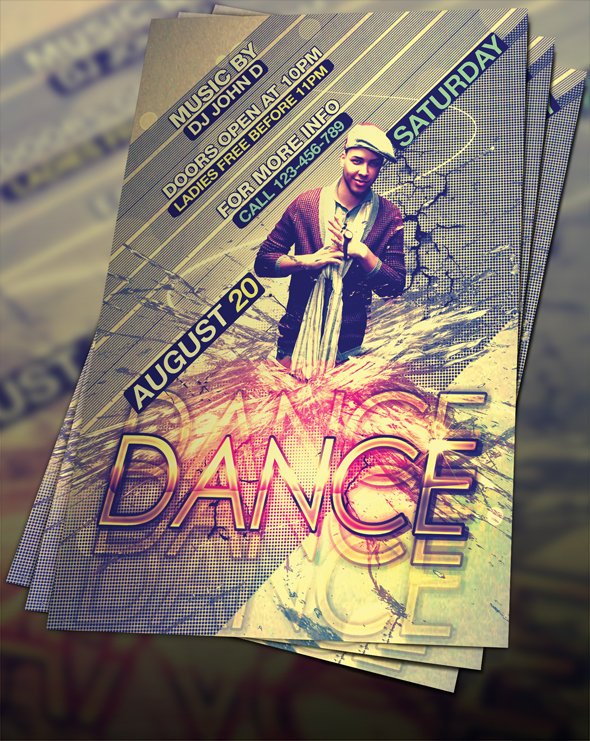 Free Dance Flyer Design Templates