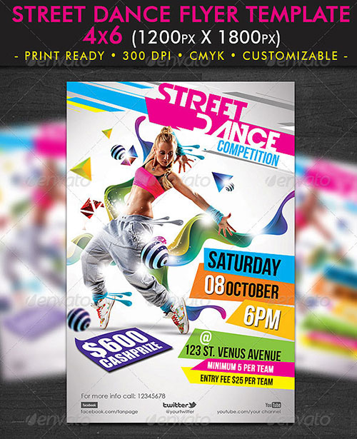 Free Dance Flyer Templates Downloads