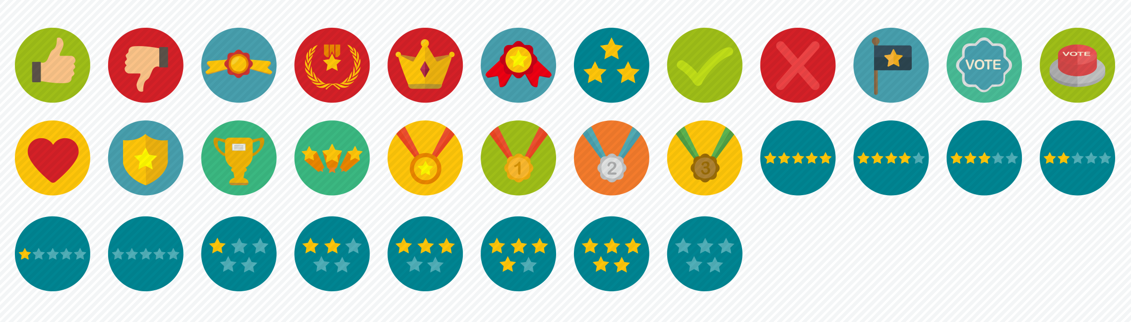 Free Flat Icon Set Free Flat Icon Set