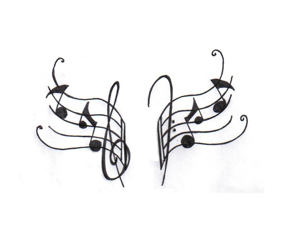 Free Music Note Tattoo Designs