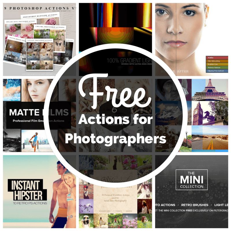 Free Photoshop Actions for Photographers