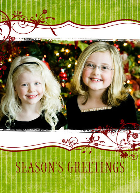 17 Holiday Card Photoshop Templates Free Images