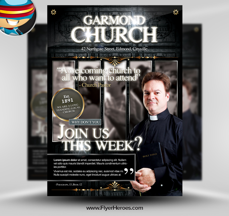 Free Psd Church Flyer Templates