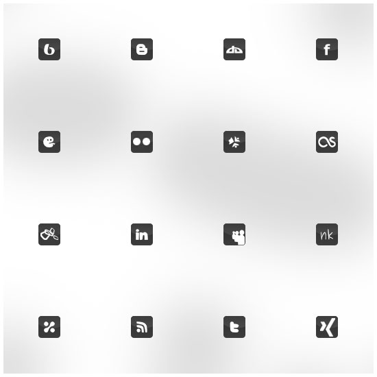 Free Social Media Icons Black