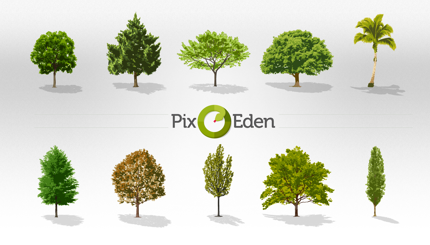 Free Tree Vector Pack Collection