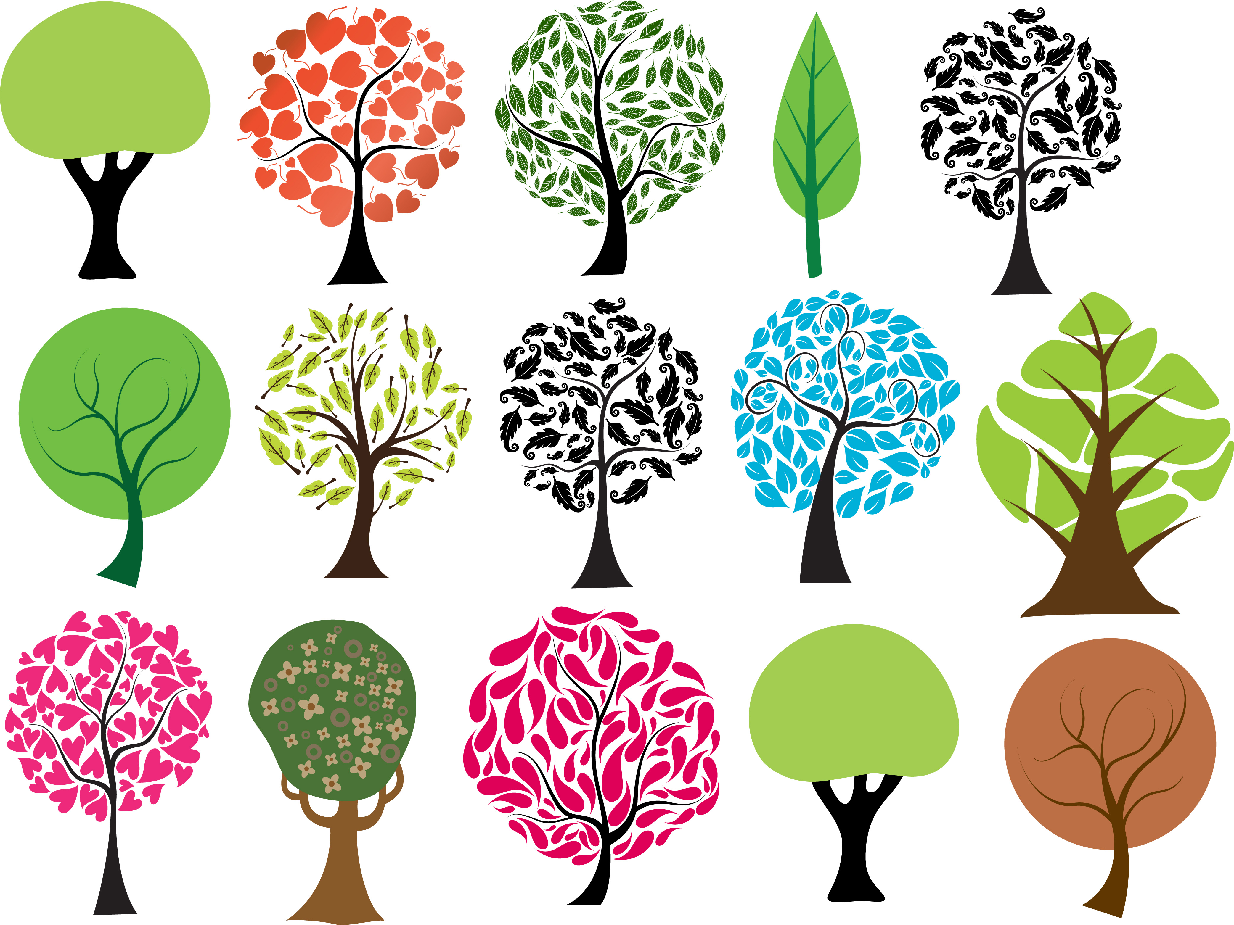 Free Tree Vector Photoshop