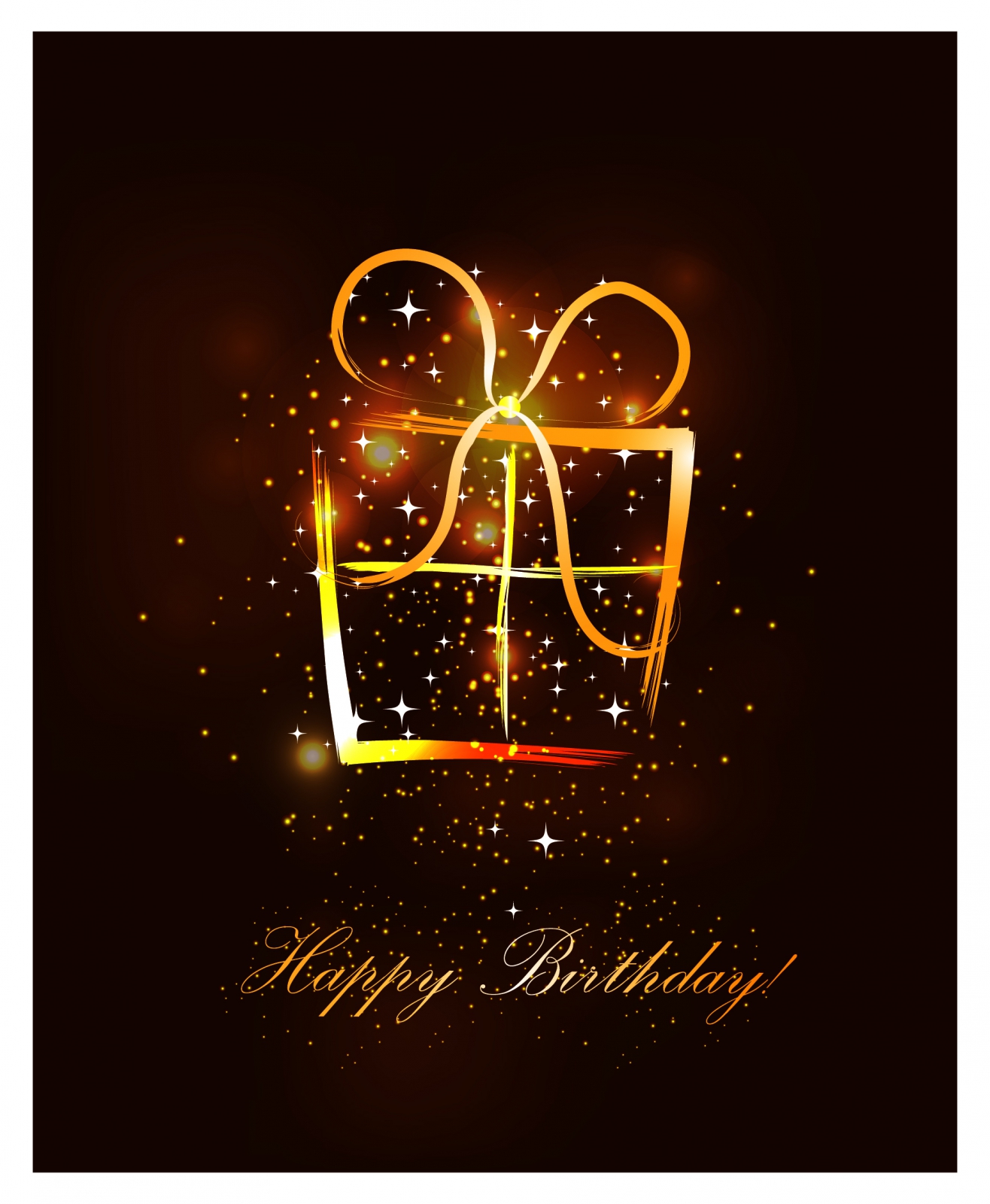 Free Vector Abstract Birthday Present