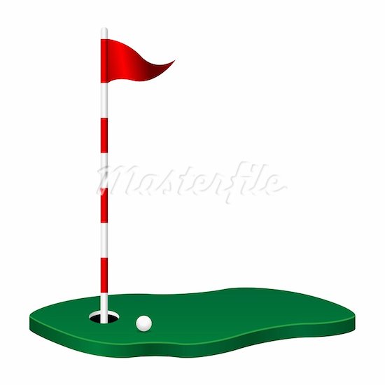 Free Vector Clip Art Golf Flags