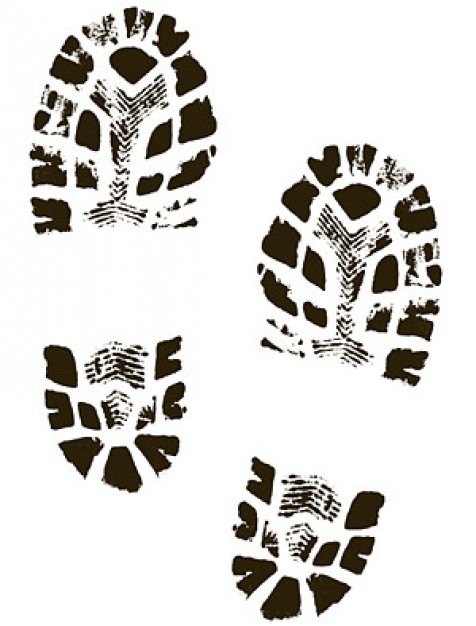 Free Vector Shoe Print Clip Art