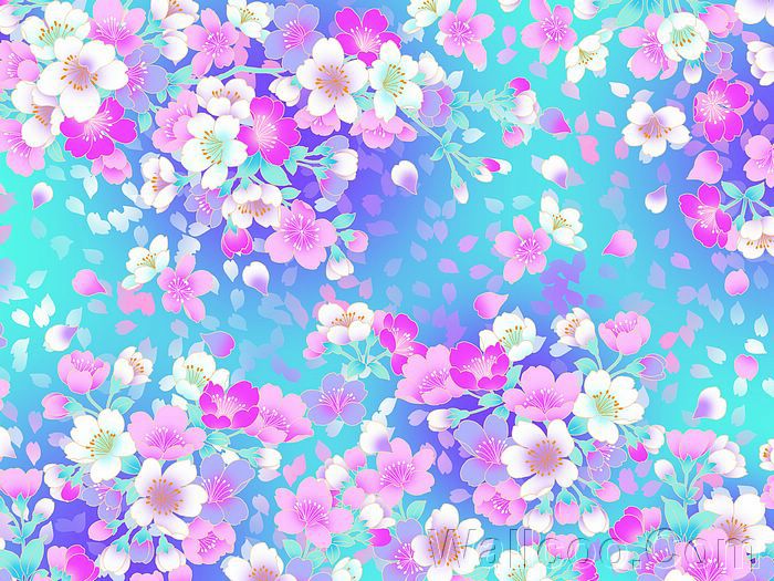 Girly Flower Background Patterns