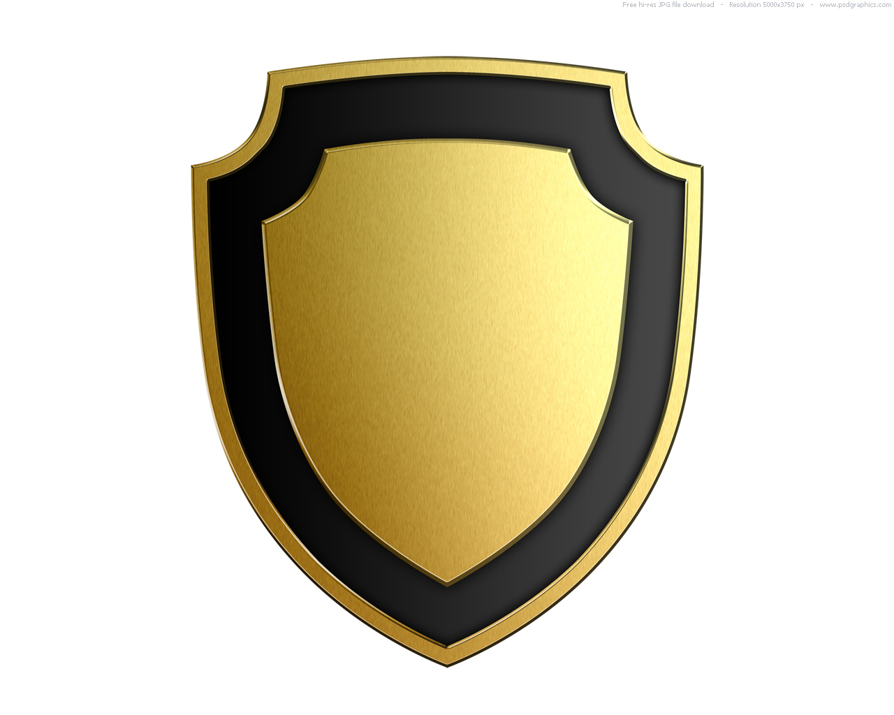 Gold Shield Clip Art