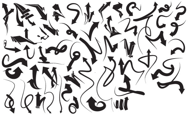 Graffiti Arrows Vector