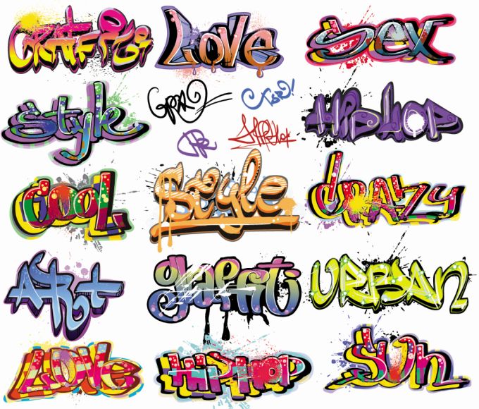 Graffiti Word Style