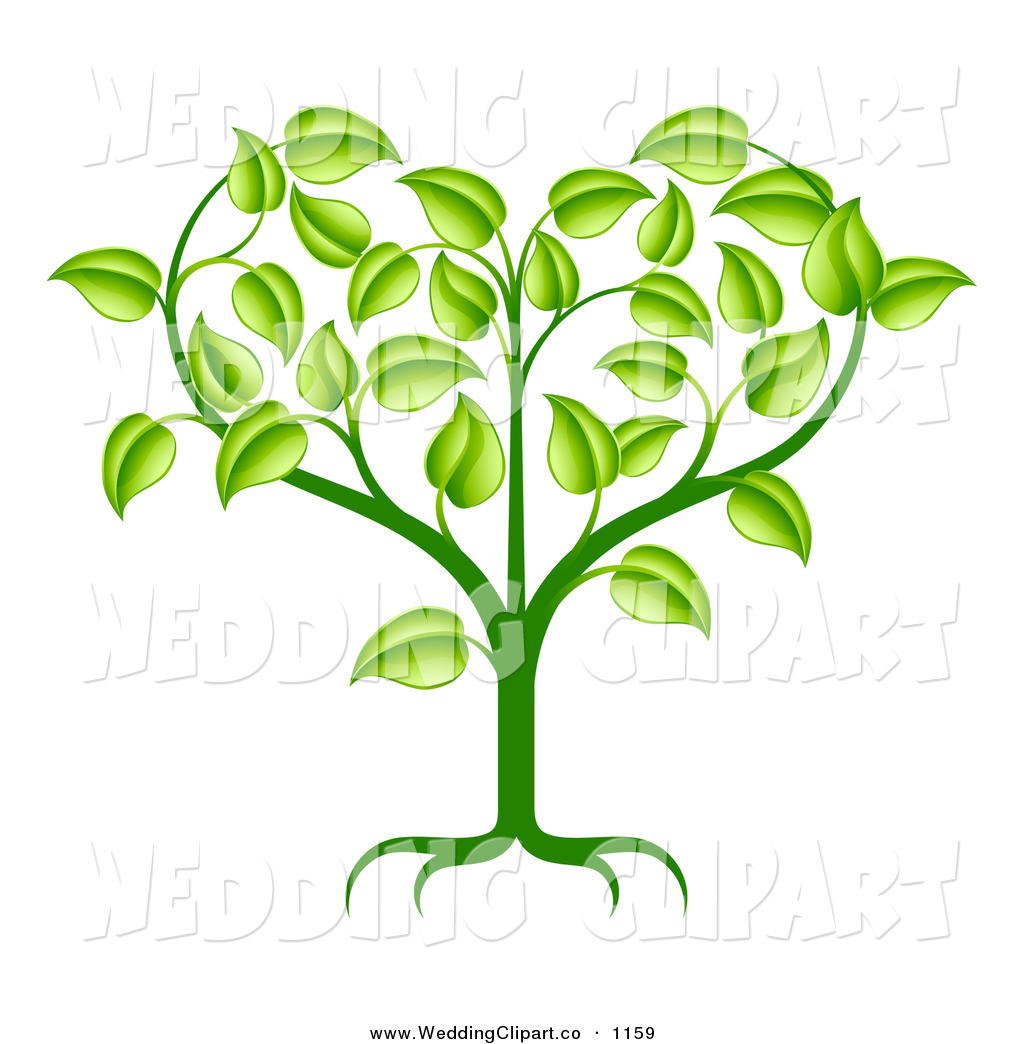 Growing Plant Clip Art Heart