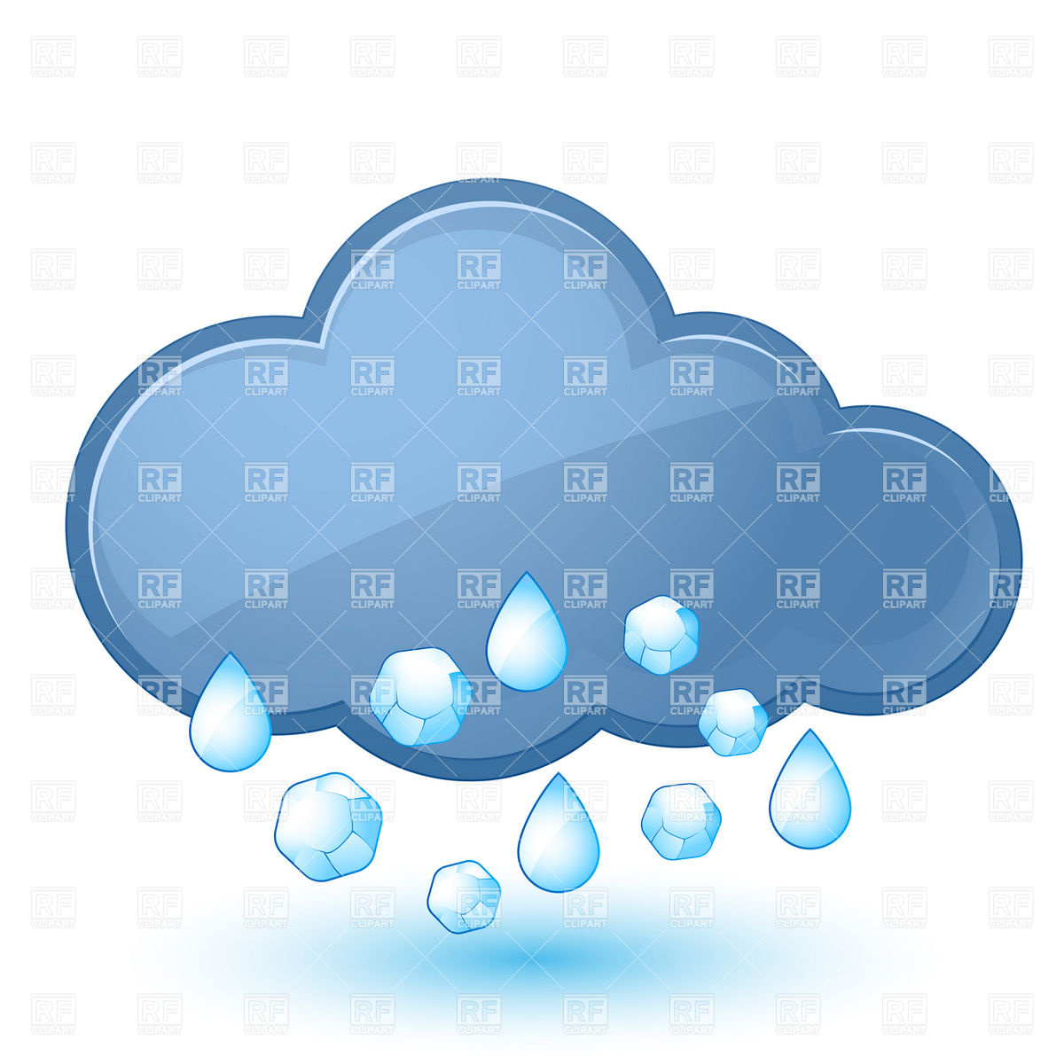 Hail WeatherIcon Hail WeatherIcon