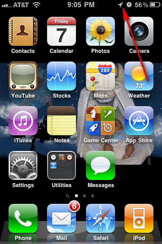 iPhone 4 Battery Icon Meaning