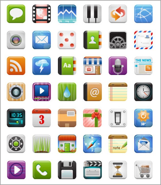 iPhone App Icons