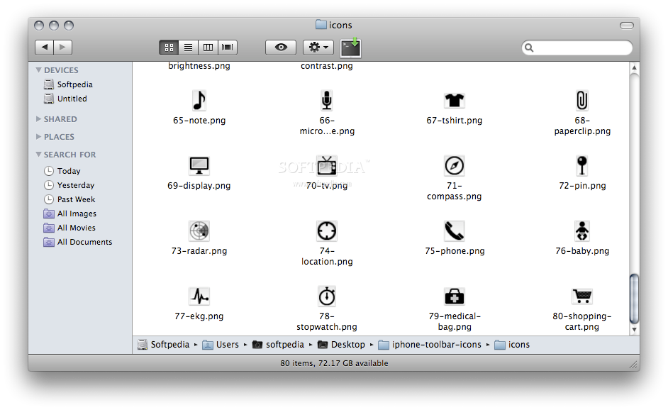 iPhone Toolbar Icons iPhone Toolbar Icons