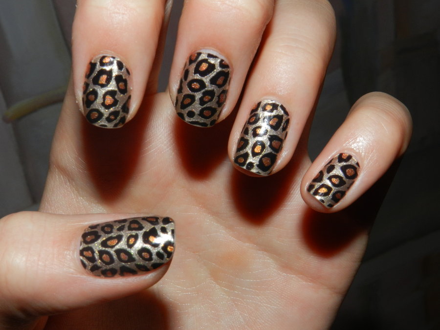Leopard Nail Art Leopard Nail Art