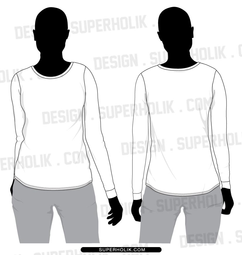 Long Sleeve Shirt Template