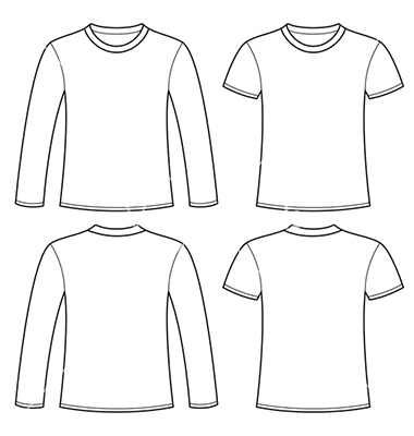 Long Sleeve T-Shirt Template