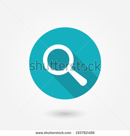 Magnifying Glass Icon Flat