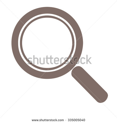 Magnifying Glass Icon Flat