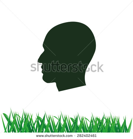 Male Profile Silhouette Vector