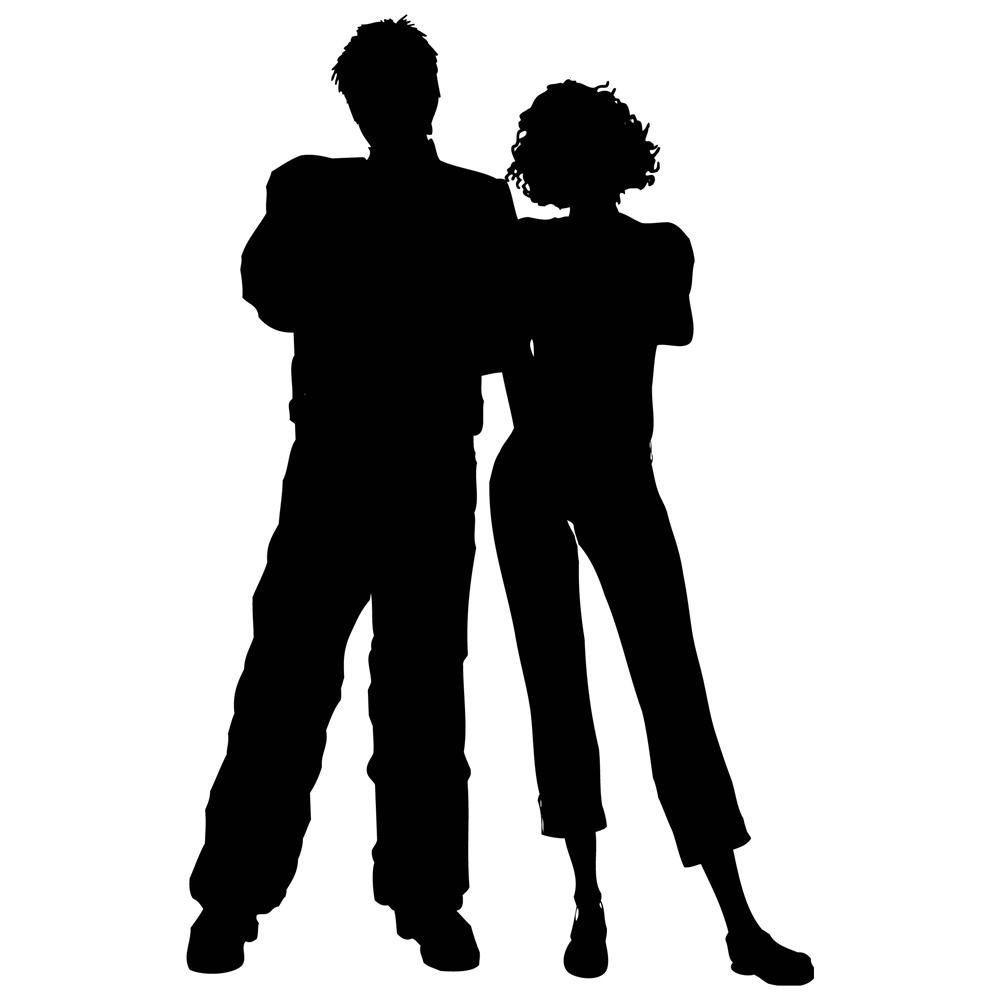 Man and Woman Silhouette
