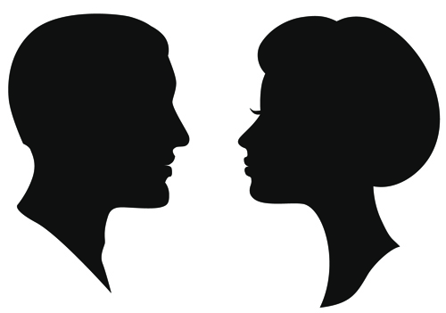 Man and Woman Silhouette