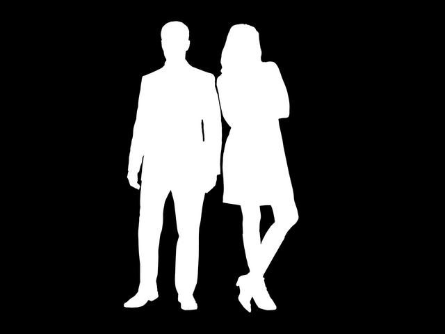 Man and Woman Silhouette