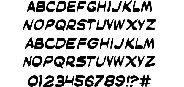 comic free font