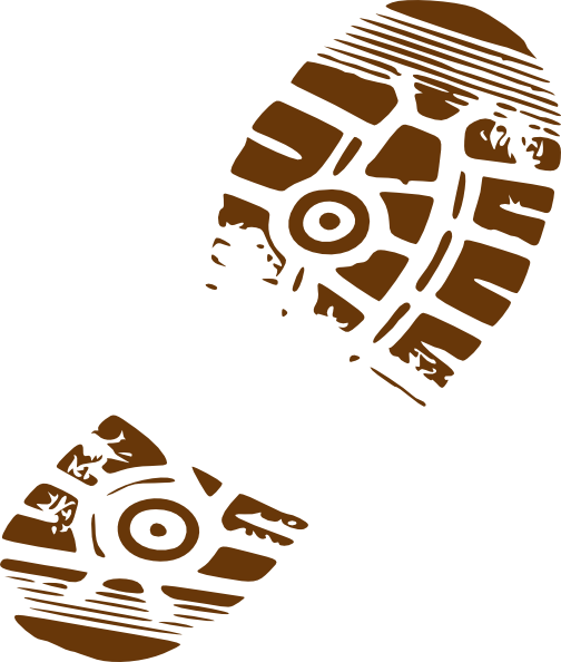 Muddy Boot Print Clip Art Muddy Boot Print Clip Art