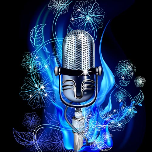 20 Microphone Abstract Design Images
